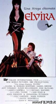 Poster of movie elvira; mistress of the dark