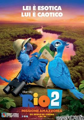 Affiche de film rio 2 - missione amazzonia