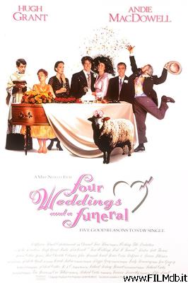 Locandina del film 4 matrimoni e un funerale