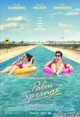 Cartel de la pelicula Palm Springs - Vivi come se non ci fosse un domani