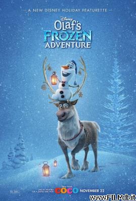 Cartel de la pelicula olaf's frozen adventure [corto]