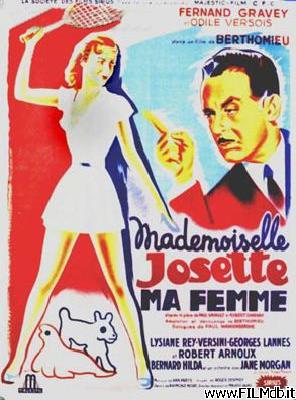 Affiche de film Mademoiselle Josette ma femme