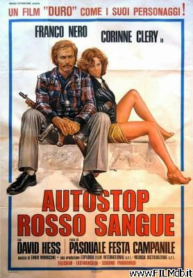 Affiche de film autostop rosso sangue