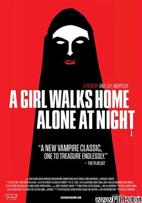 Affiche de film a girl walks home alone at night