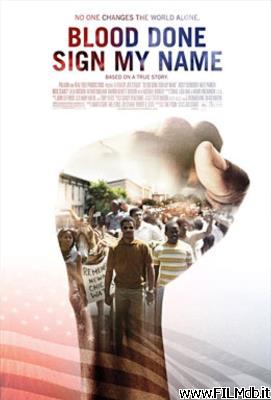 poster Poster of movie Blood Done Sign My Name