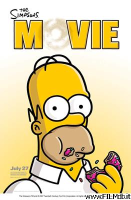 Poster of movie the simpsons movie