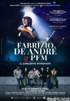 Affiche de film Fabrizio De André e PFM. Il concerto ritrovato