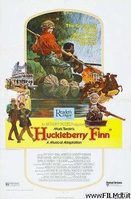 Cartel de la pelicula Huckleberry Finn