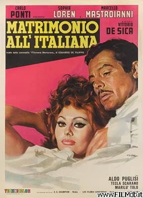 poster Cartel de la pelicula Matrimonio a la italiana