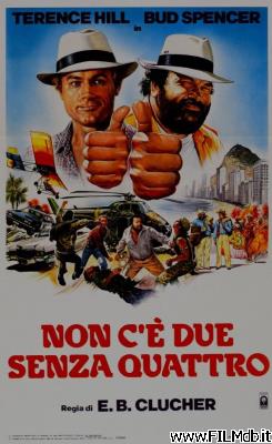 Affiche de film non c'è 2 senza 4