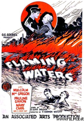 poster Affiche de film Flaming Waters
