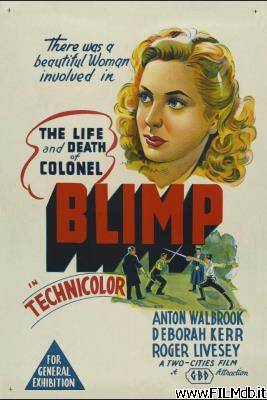 Cartel de la pelicula Vida y muerte del coronel Blimp