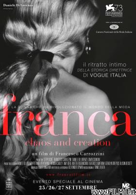 Locandina del film franca: chaos and creation