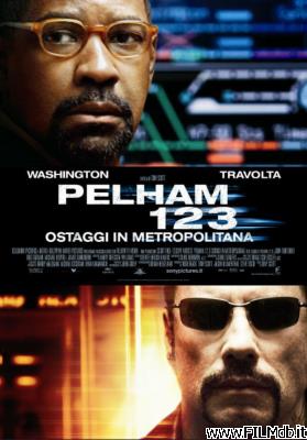 Cartel de la pelicula pelham 123 - ostaggi in metropolitana