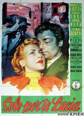 poster Affiche de film Solo per te Lucia