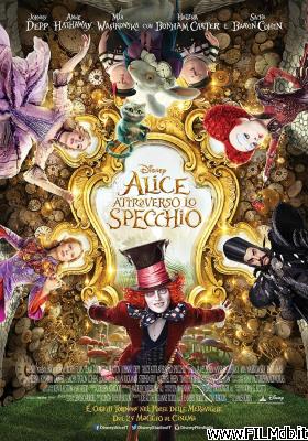 Affiche de film alice attraverso lo specchio