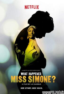 poster Cartel de la pelicula what happened, miss simone?