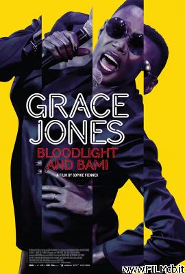 Cartel de la pelicula Grace Jones. La pantera del Pop