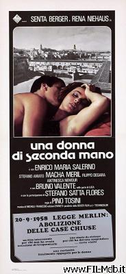 Cartel de la pelicula una donna di seconda mano