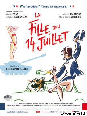 Cartel de la pelicula La Fille du 14 juillet