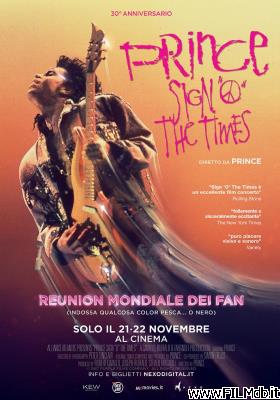 Affiche de film prince - sign o' the times