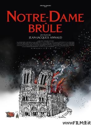 Affiche de film Notre-Dame brûle