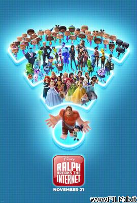 poster Cartel de la pelicula ralph spacca internet