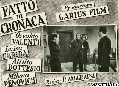 Affiche de film Fatto di cronaca