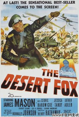 poster Locandina del film Rommel, la volpe del deserto