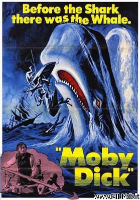 Locandina del film moby dick, la balena bianca