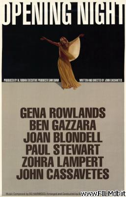 Poster of movie opening night