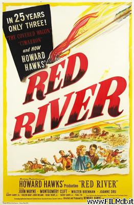 Cartel de la pelicula Rio Rojo