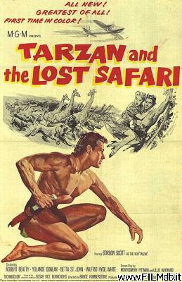 Affiche de film Tarzan et le safari perdu