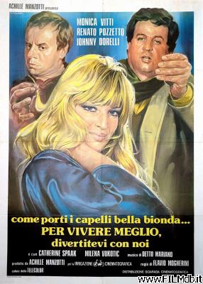 poster Affiche de film Per vivere meglio, divertitevi con noi