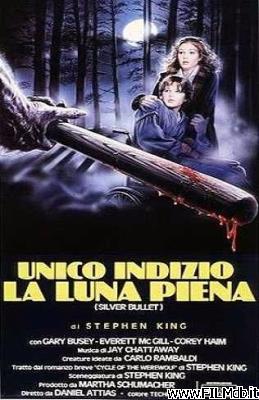 Cartel de la pelicula unico indizio la luna piena