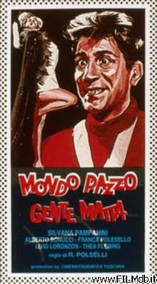 Cartel de la pelicula Mondo pazzo... gente matta!