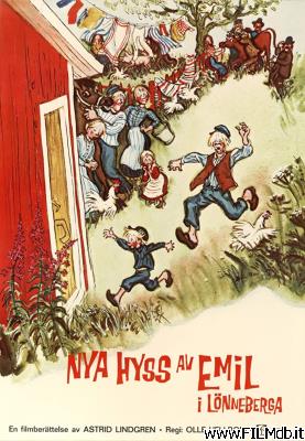Affiche de film Nya hyss av Emil i Lönneberga