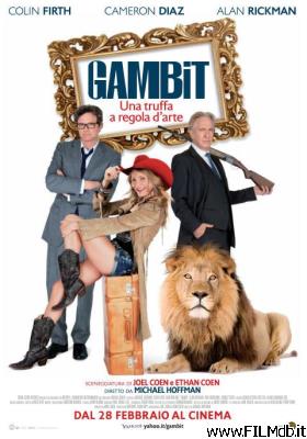 Affiche de film gambit - una truffa a regola d'arte