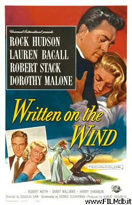Poster of movie written on the wind