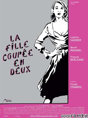 Affiche de film La fille coupée en deux