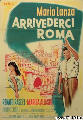 Affiche de film Arrivederci Roma