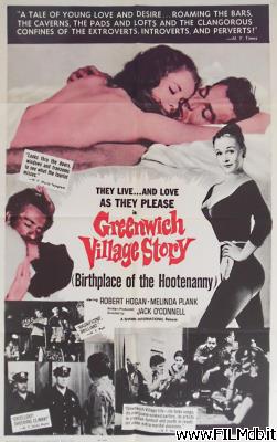 poster Affiche de film Greenwich Village Story