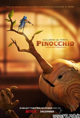 Cartel de la pelicula Pinocho de Guillermo del Toro