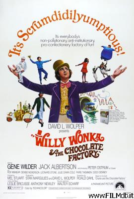 Affiche de film Willy Wonka e la fabbrica di cioccolato
