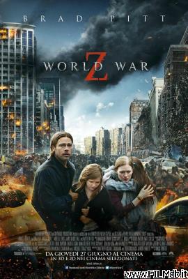 Cartel de la pelicula world war z