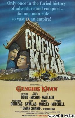 poster Locandina del film Gengis Khan il conquistatore