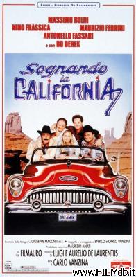 Affiche de film sognando la california