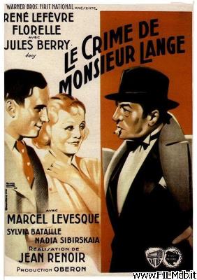 Affiche de film Le Crime de Monsieur Lange