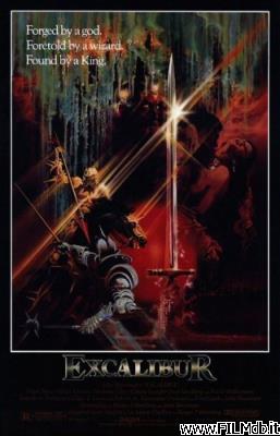 Cartel de la pelicula excalibur