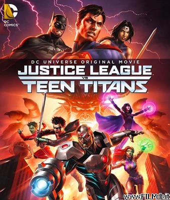 Cartel de la pelicula justice league vs. teen titans [filmTV]